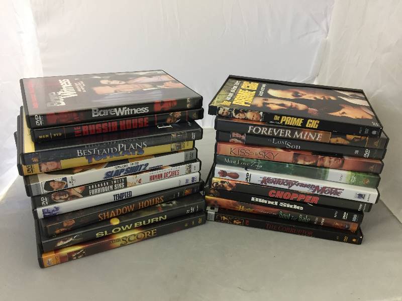 lot 64 image: 20 DVDs