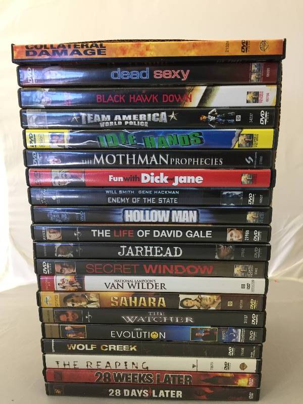 lot 63 image: 20 DVDs