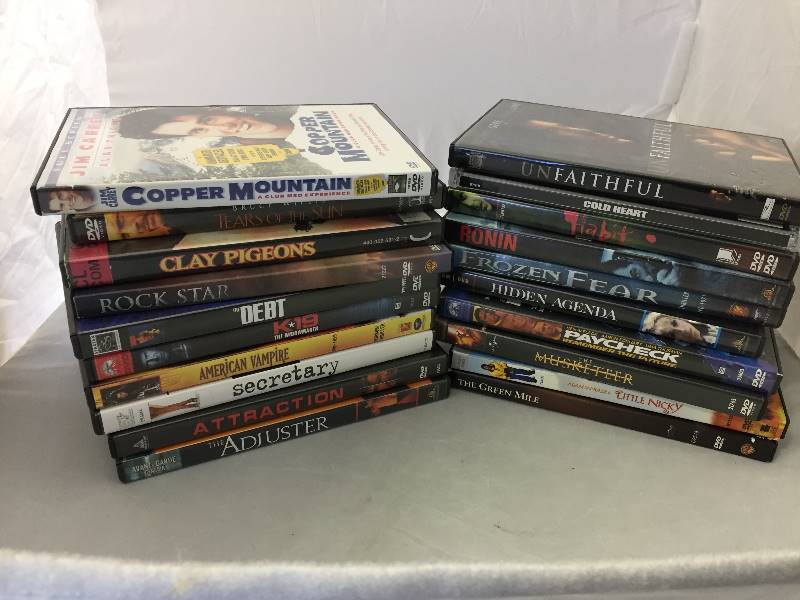 lot 61 image: 20 DVDs