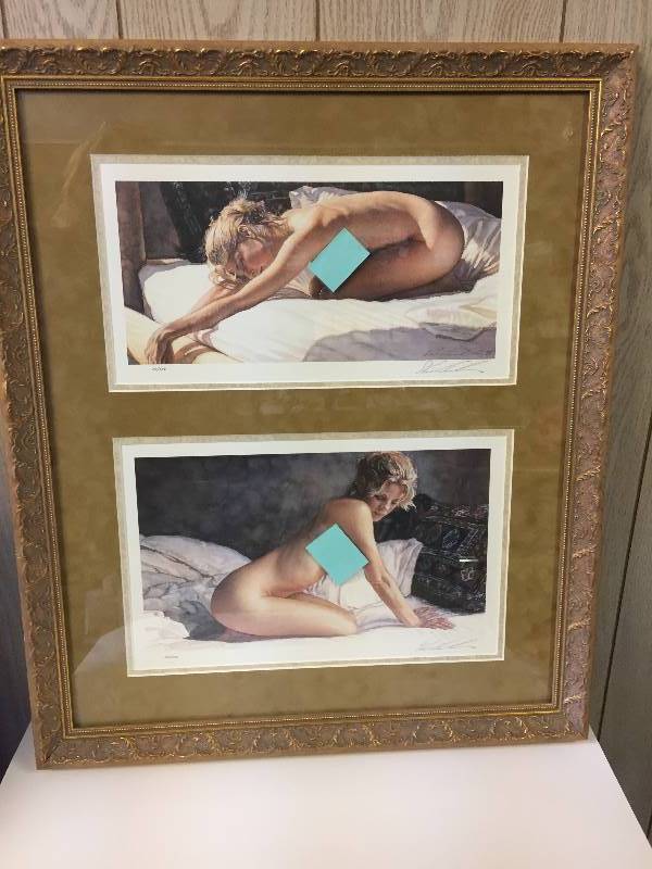 lot 35 image: Steve Hanks LE Framed Print Set with COA