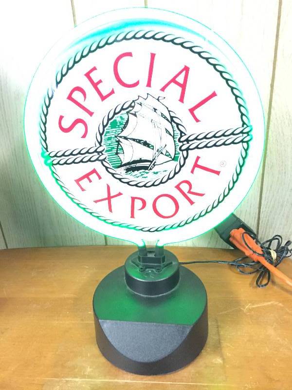 lot 24 image: Special Export Lighted Sign