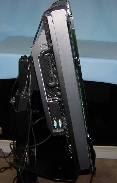 lot 5 image: 40, NEC, Muliteos M40, Professional Flatscreen  Flat Panel, LCD Monitor  Display on Chief Rolling Stand with PQ Labs Touchscreen Overlay