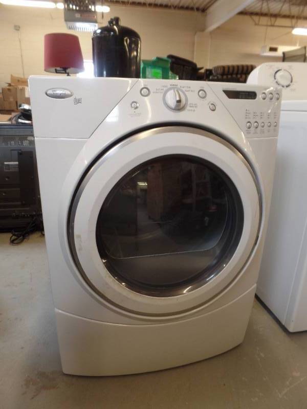 lot 312 image: WHIRLPOOL DUET ELECTRIC CLOTHER DRYER.