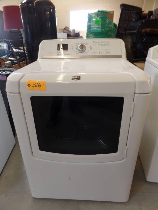 lot 316 image: MAYTAG BRAVOS COMMERCIAL TECHNOLOGY STEAM DRYER