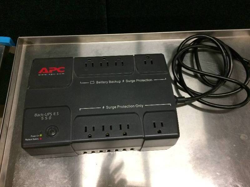 lot 13 image: APC Back-UPS ES 500 Uninterruptible Power Supply Battery Back-Up 8 Outlet 500VA