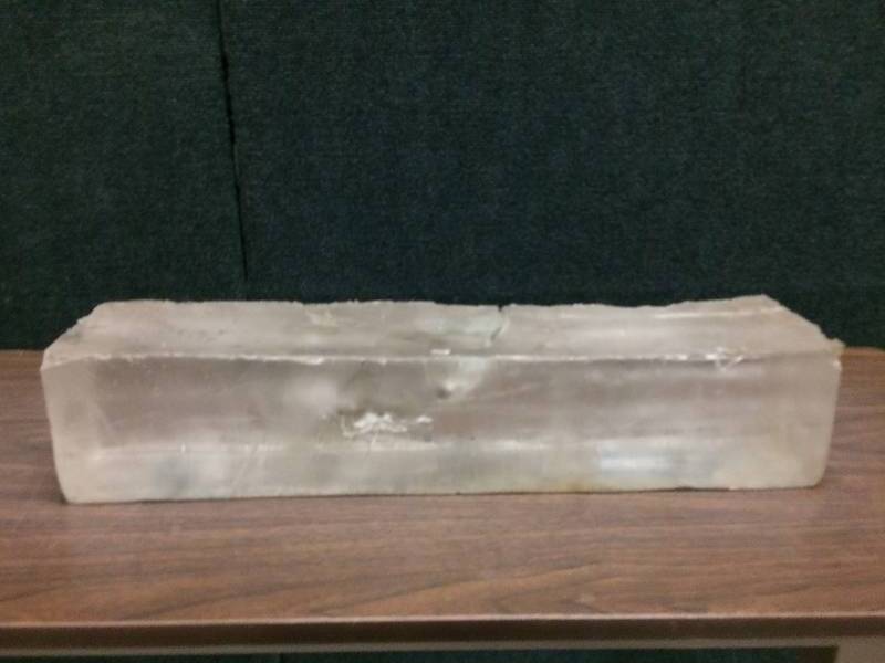 lot 37 image: Handgun Self-Defense Ammunition Ballistics Test Gel Block or Perhaps A Needle Injection Testing Gel Block - Looks Kinda Fun, Does it not