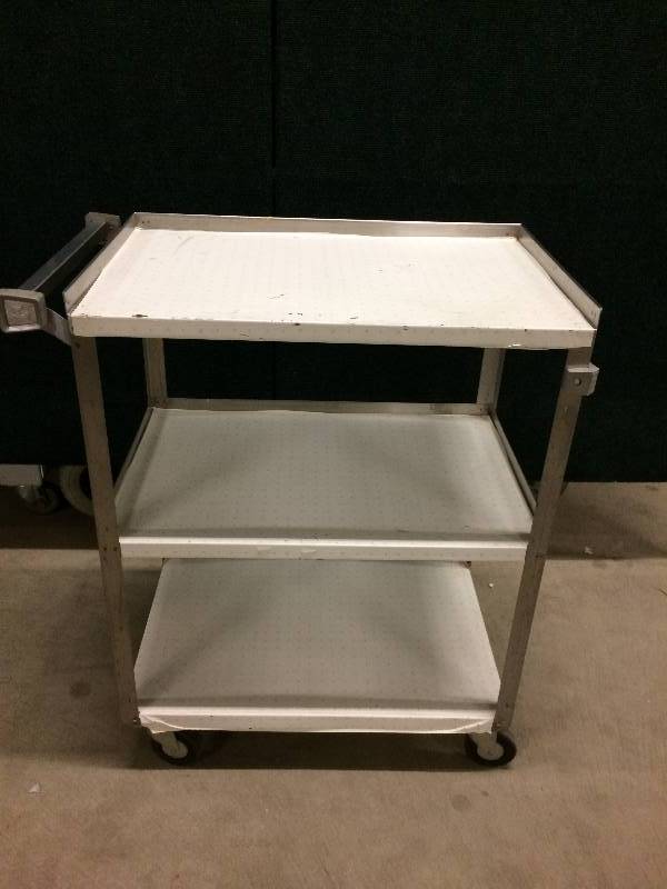 lot 49 image: Medical Utility Tray Cart