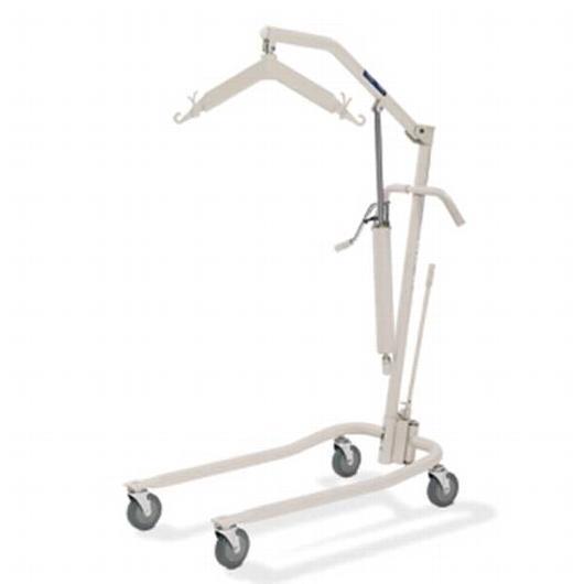 lot 1A image: LIKE NEW CONDITION INVACARE 9805 HOYER HYDRAULIC PERSONAL PATIENT LIFT WITH FULL BODY SLING 450LBS CAPACITY - Please see PDF for Manual