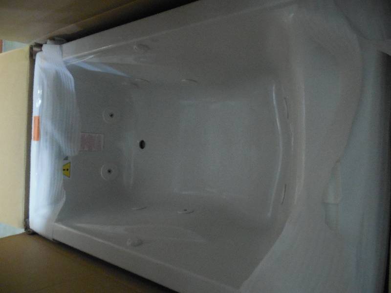 lot 36 image: American Standard EverClean 60 in. x 36 in. Reversible Drain Whirlpool Tub in White