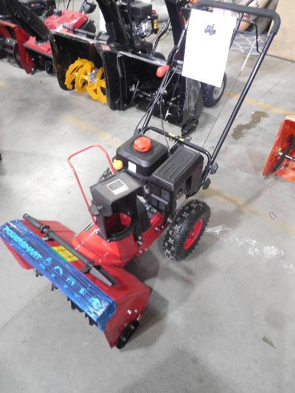 lot 61 image: PowerSmart 22 in. 2-Stage Manual Start Gas Snow Blower