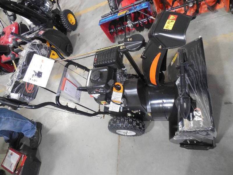 lot 62 image: Sno-Tek 24 in. 2-Stage Electric Start Gas Snow Blower