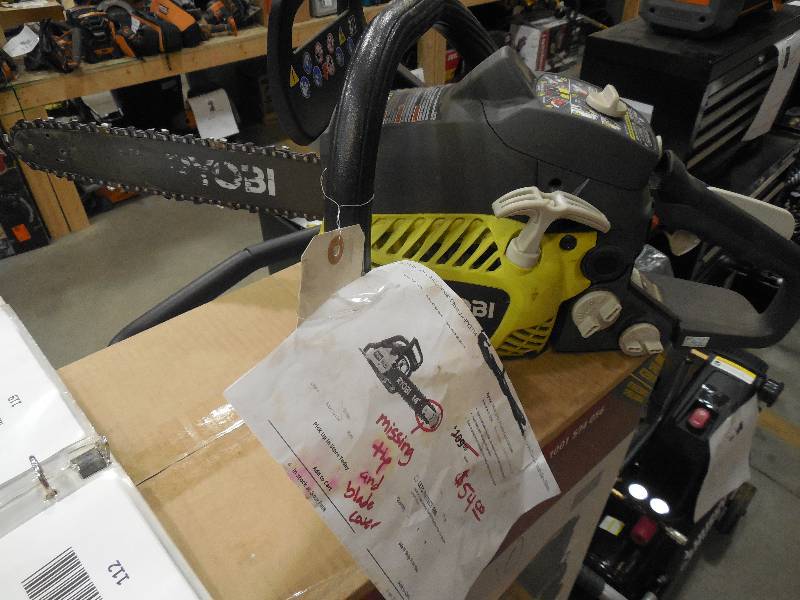 lot 111 image: Ryobi 14 in. 37cc 2-Cycle Gas Chainsaw