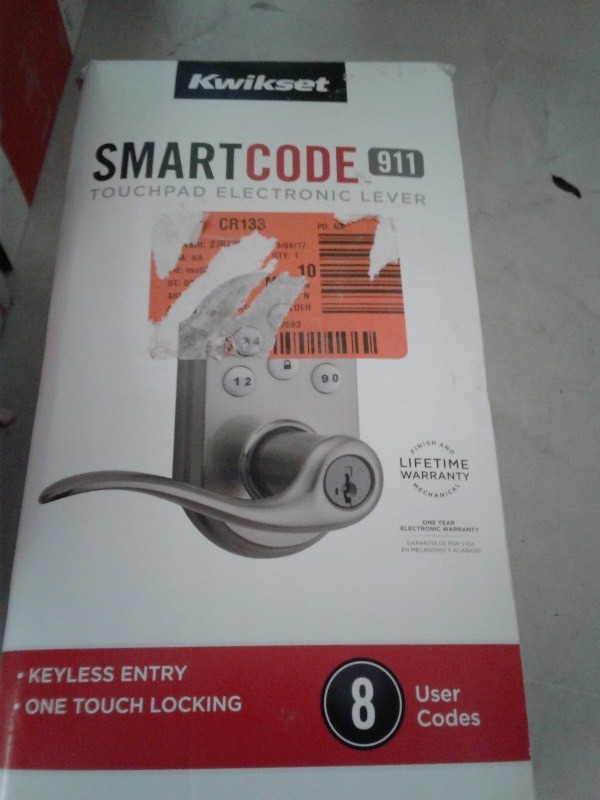 lot 5 image: Kwikset Smart Code 911