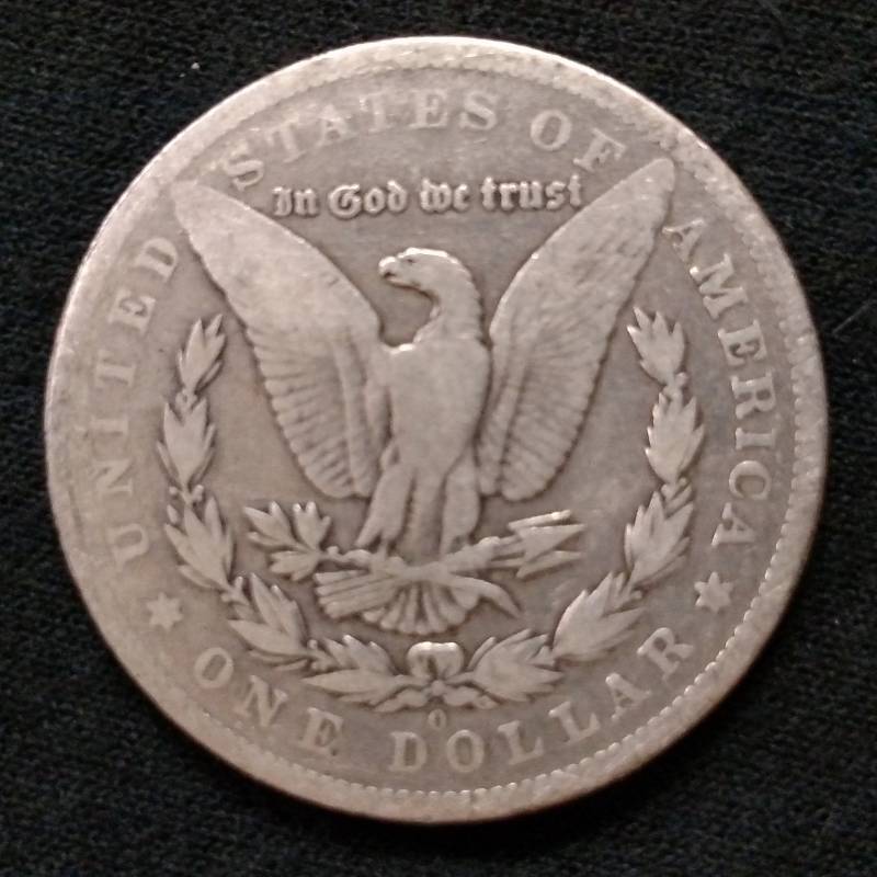 1883 O Morgan Silver Dollar...