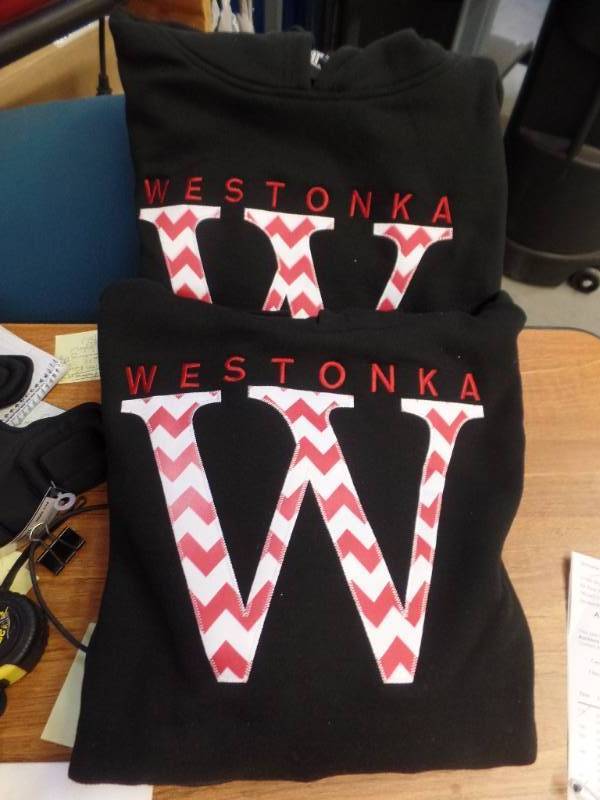 lot 437 image: BRAND NEW WESTONKA HOODIES