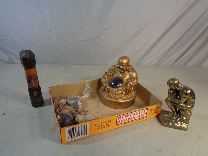lot 18 image: Rocks, Buddah, More