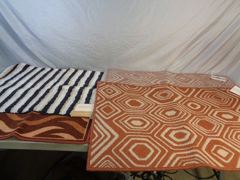 lot 38 image: 4 New Assorted Rugs