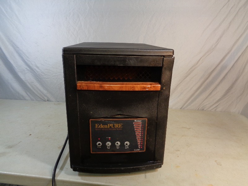 lot 46 image: Eden Pure Quartz Infrared Portable Heater