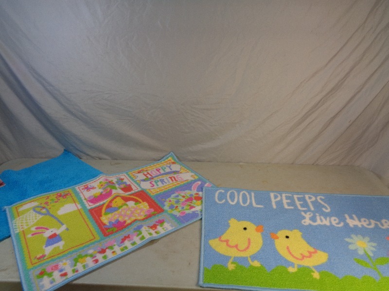lot 72 image: 3 New Cute Rugs