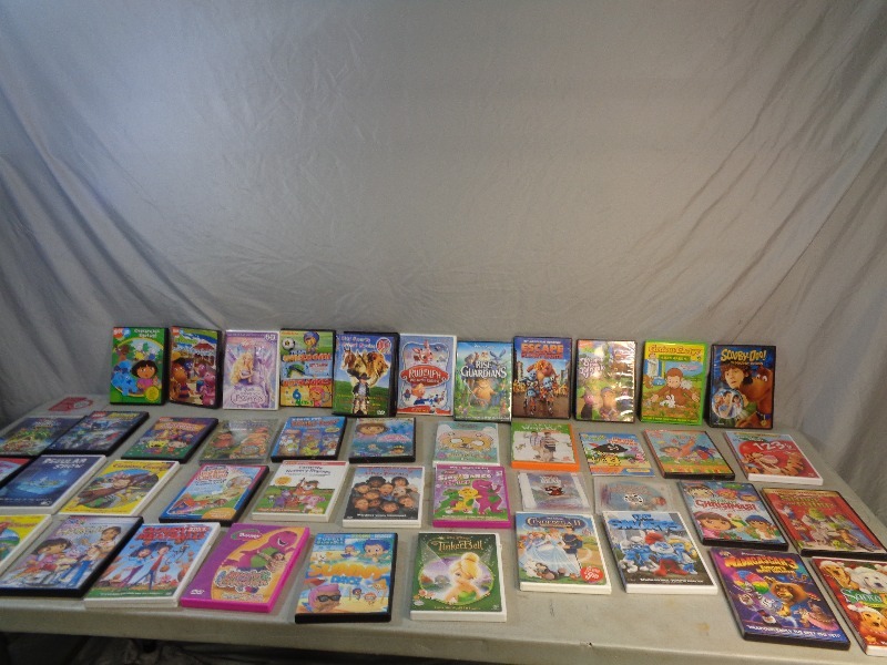 lot 76 image: 45 Kids Dvds