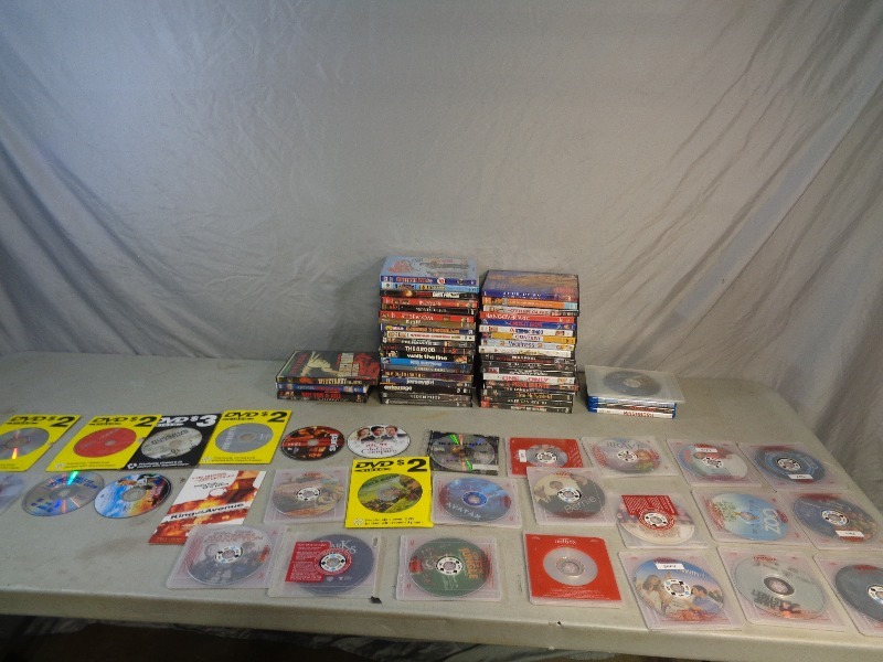 lot 79 image: 80 Dvds and Blu Ray Discs