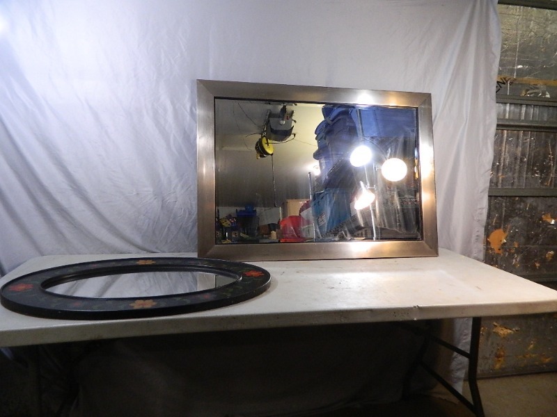 lot 143 image: 2 Framed Mirrors