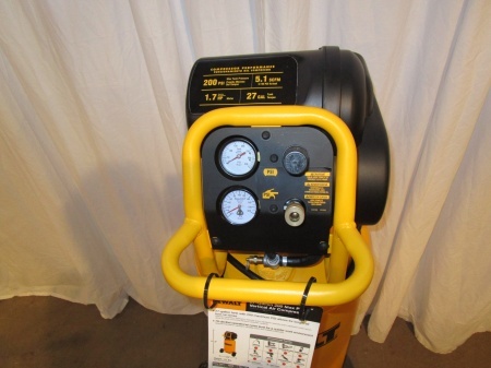 lot 5 image: DeWalt 27 Gallon Air Compressor