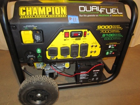 lot 11 image: Champion Dual Fuel Generator