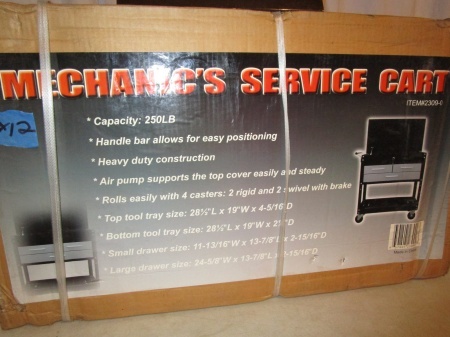 lot 12 image: Mechanics Service Cart