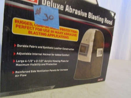 lot 30 image: Deluxe Abrasive Blasting Hood
