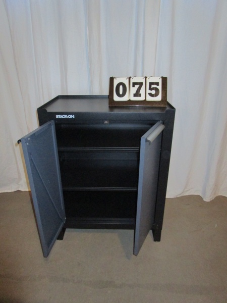 lot 75 image: Stack-On Modular All-Steel Garage Storage System