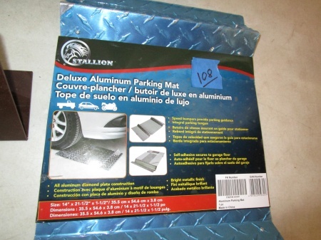 lot 108 image: Stallion Deluxe Aluminum Parking Mat
