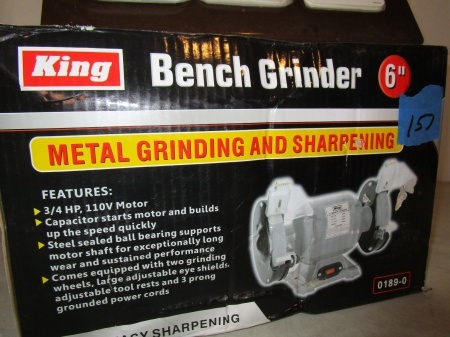lot 157 image: Bench Grinder -6 Inch