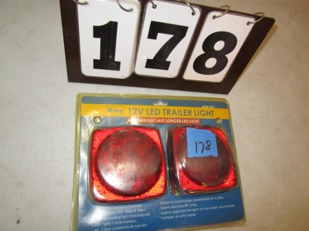 lot 178 image: Trailer Light Set