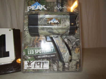 lot 191 image: Peak RealTree Rechargeable LED Spotlight