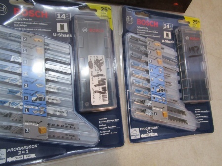 lot 197 image: Bosch 14 pc U-Shank Jig Saw Blade Set