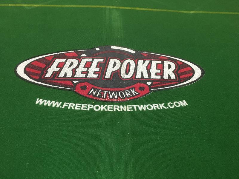 Folding poker table top