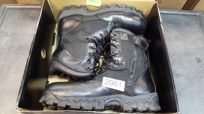lot 2961 image: Rocky Mens Alpha Force Waterproof Duty Boot  Boots Black - Size 12