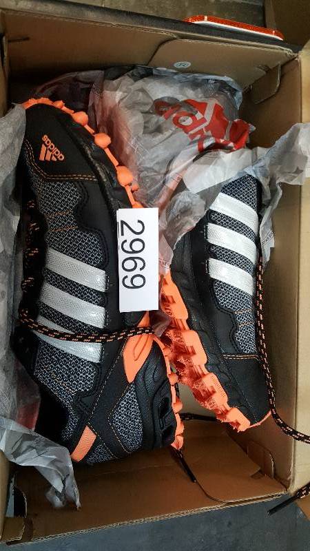lot 2969 image: adidas Womens Rockadia Trail Running Shoe  Shoes OrangeBlack - Size 8.5