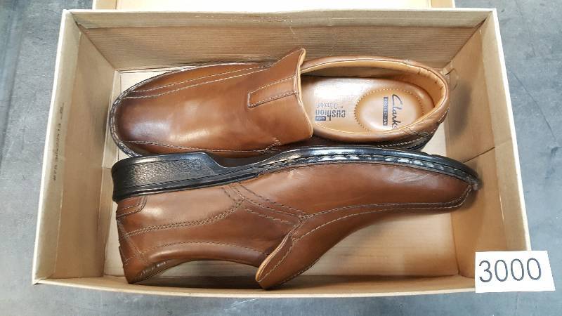 lot 3000 image: Clarks Mens Escalade Step Casual Dress Shoe  Shoes Brown - Size 11.5 Wide