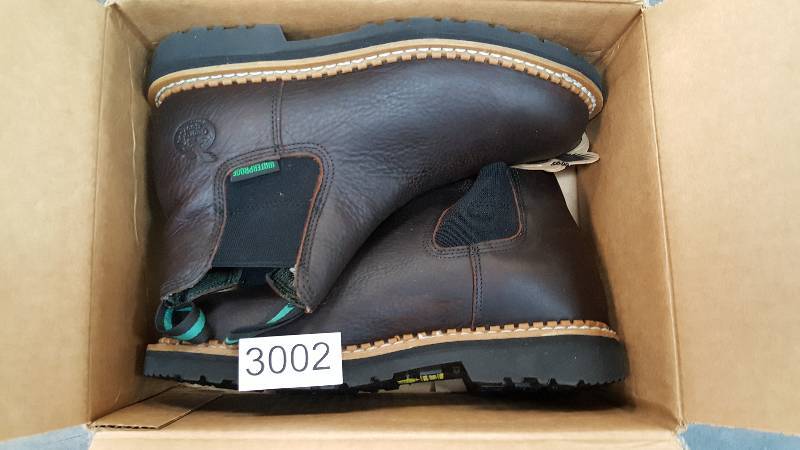 lot 3002 image: Georgia Boot Mens Giant High Waterproof Romeo Boot  Boots Brown - Size 8 Wide