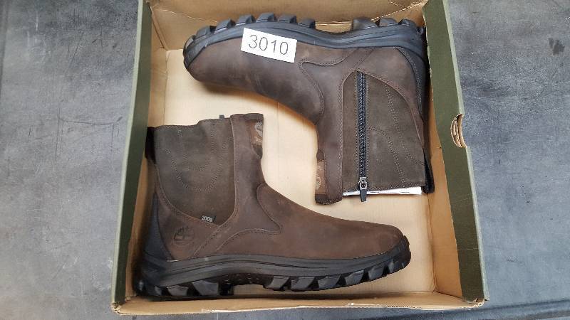 lot 3010 image: Timberland Mens Chillberg Waterproof Pull-On Boot  Boots Brown - Size 10