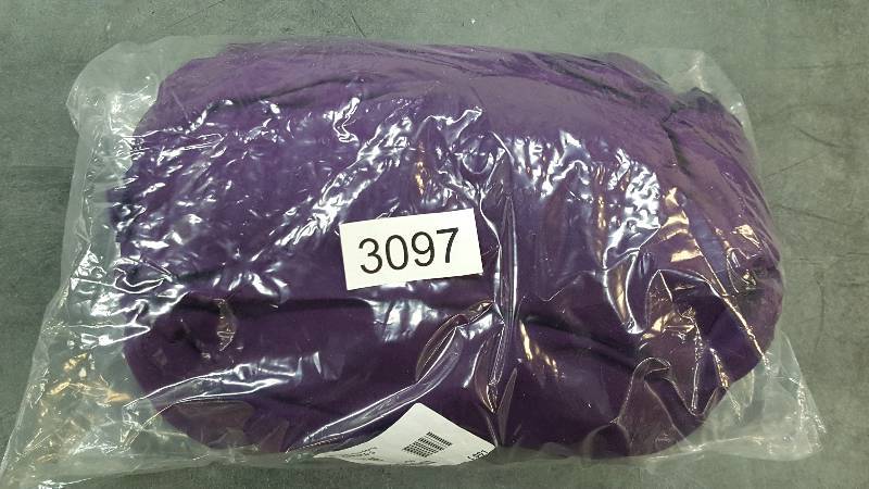 lot 3097 image: Wear Abouts Apparel Batwing Scrunch Dress&nbspColor - Dark Plum Size - X Large