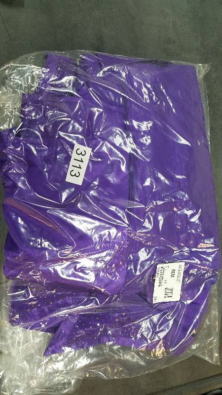 lot 3113 image: GMI 3pc Duster Skirt Set&nbspColor - Bright Purple Size - 18