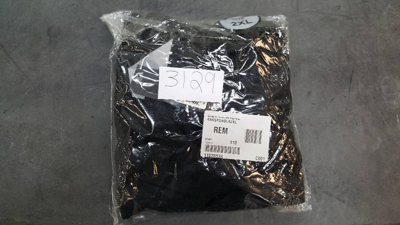 lot 3129 image: Galaxy by Harvic Mens Short-Sleeved Pique Polo Shirt&nbspColor - Black Size - 2XL