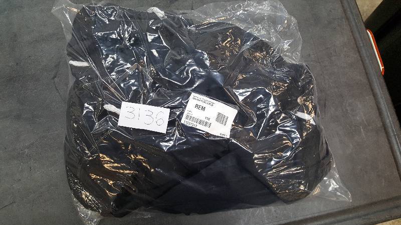 lot 3136 image: Bedford Fair Belted Trench Coat  Jacket Color - Black Size - X Large