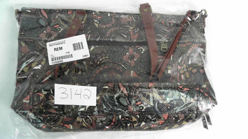 lot 3142 image: sakroots Artist Circle City Satchel &nbspBag  Purse  Handbag  Tote Sienna