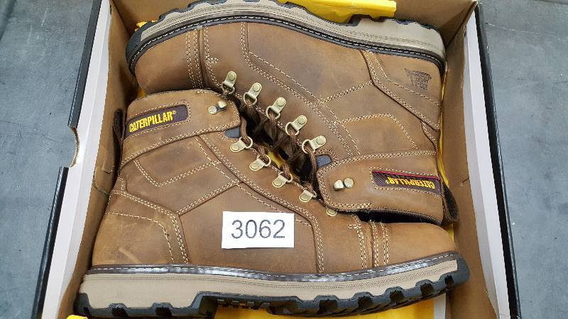 lot 3062 image: CAT Footwear Mens Granger 6 Work Boot  Boots  Wide&nbspColor - DARK BEIGE Size - 12