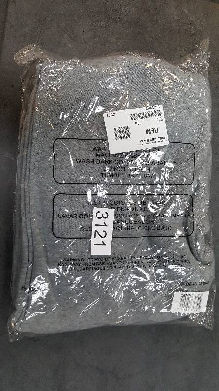 lot 3121 image: Galaxy By Harvic Mens Fleece Pant  Pants  Heather Gray&nbspSize -2XL
