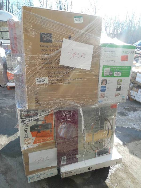 PALLET LOT OF GENERAL MERCHANDISE AND HOME GOODS